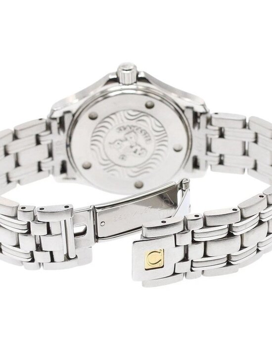 OMEGA Seamaster120 2571.83 Date Navy Dial Quartz Ladies Watch_938571 main image 5